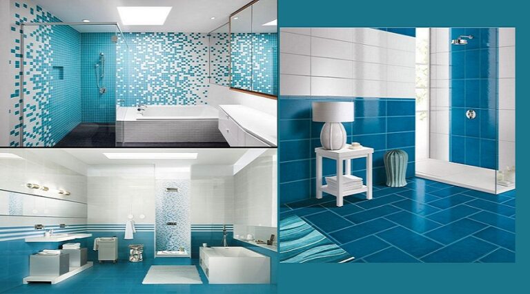 blue backlash tile for baths